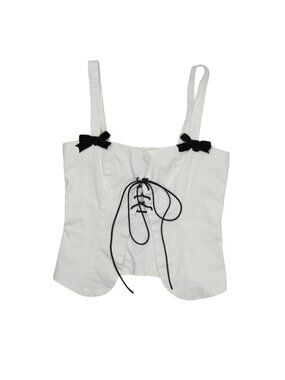 With Jean Blair Corset Top in White